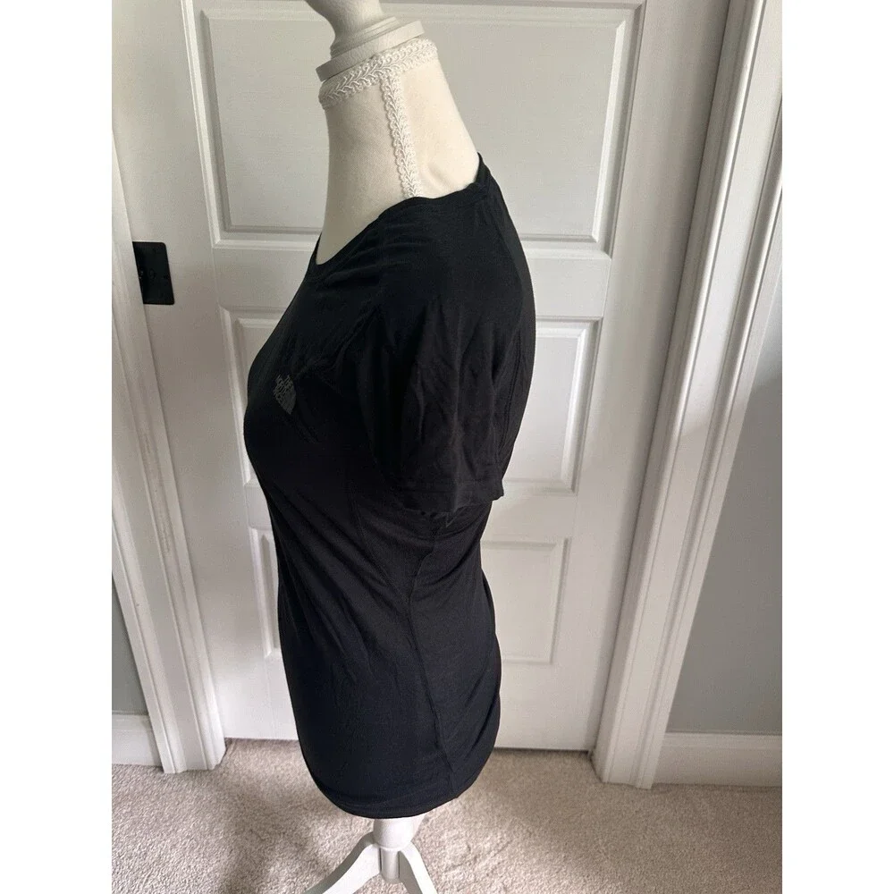 The North Face Women's XS Black CoolMax Running Hiking Performance T-Shirt VTG - Picture 4 of 8
